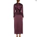 Nicholas Electra Deep V Belted Silk Crossover Gown