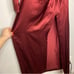 Nicholas Electra Deep V Belted Silk Crossover Gown