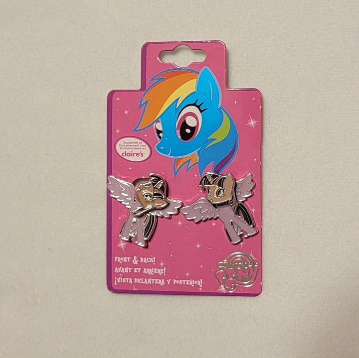 My Little Pony Twilight Sparkle Character earrings Brand New Claire's jewelry