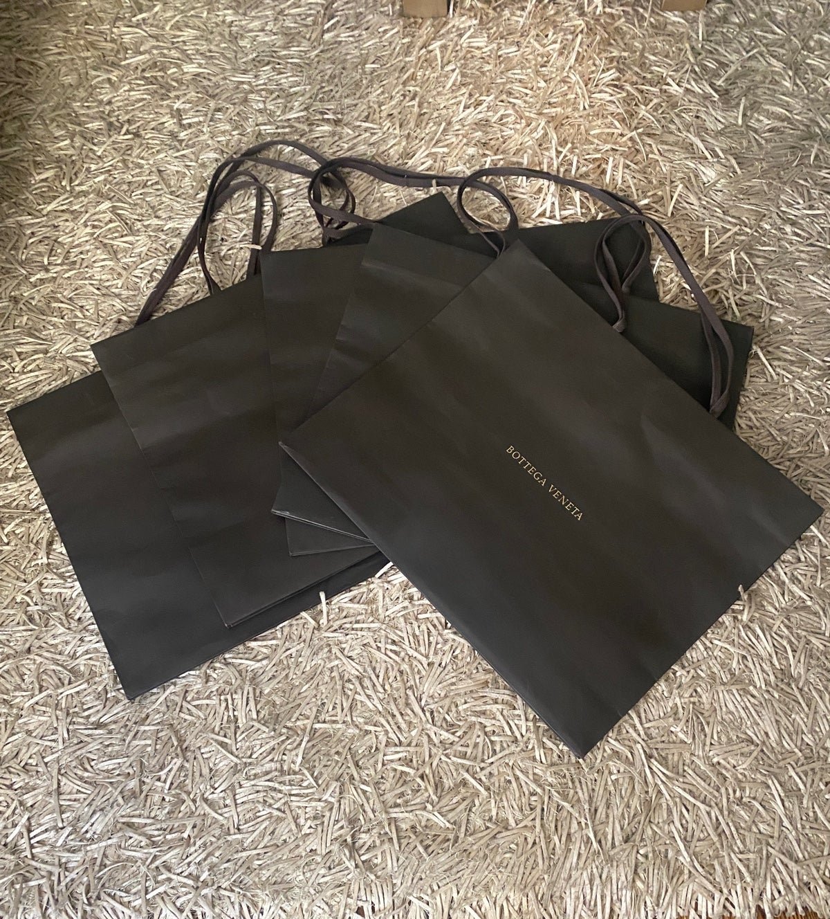 Bottega Veneta Shopping Bags set of 5