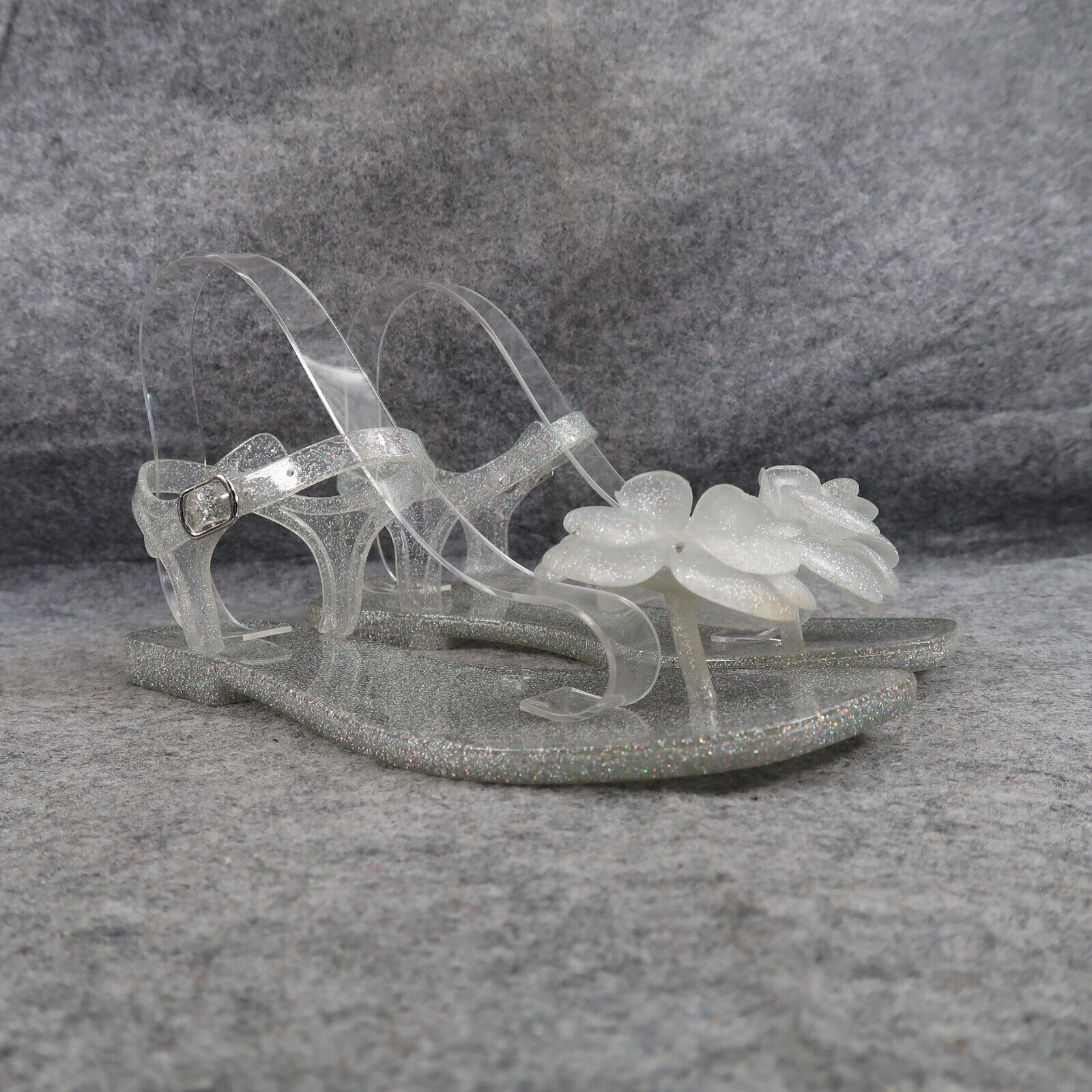 Jeffrey Campbell Shoes Womens Sandals Jelly Flower Thong Ankle