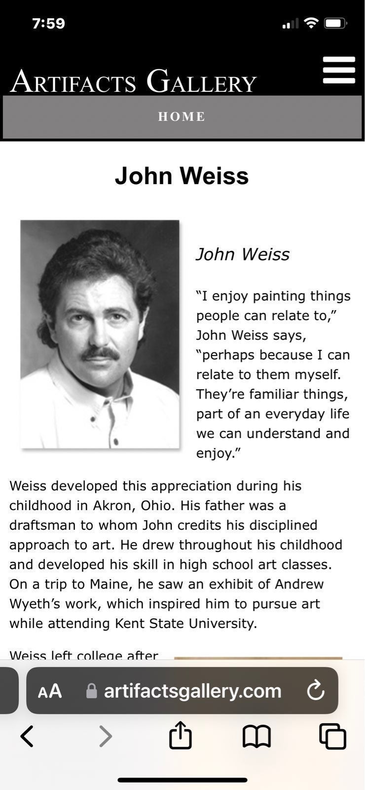 John Weiss (2) Framed Signed Cute Puppies ART