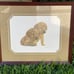 John Weiss (2) Framed Signed Cute Puppies ART