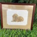 John Weiss (2) Framed Signed Cute Puppies ART