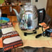 Retro chrome electric percolator coffee pot
