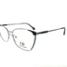 New CAROLINA HERRERA Frames Metal Cat Eye Silver Blue VHE165K 523 53 16 140