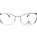 New CAROLINA HERRERA Frames Metal Cat Eye Silver Blue VHE165K 523 53 16 140
