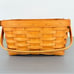 Longaberger Handmade Cake Basket with Riser Dated 2004