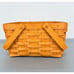 Longaberger Handmade Cake Basket with Riser Dated 2004