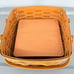 Longaberger Handmade Cake Basket with Riser Dated 2004