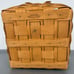 Longaberger Handmade Cake Basket with Riser Dated 2004