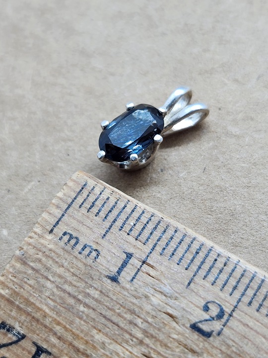 Blue Spinel Pendant