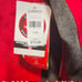 Canada Weather Gear 1/3 zip pullover; red and gray; size large