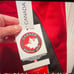 Canada Weather Gear 1/3 zip pullover; red and gray; size large