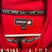 Canada Weather Gear 1/3 zip pullover; red and gray; size large