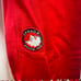 Canada Weather Gear 1/3 zip pullover; red and gray; size large