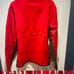 Canada Weather Gear 1/3 zip pullover; red and gray; size large