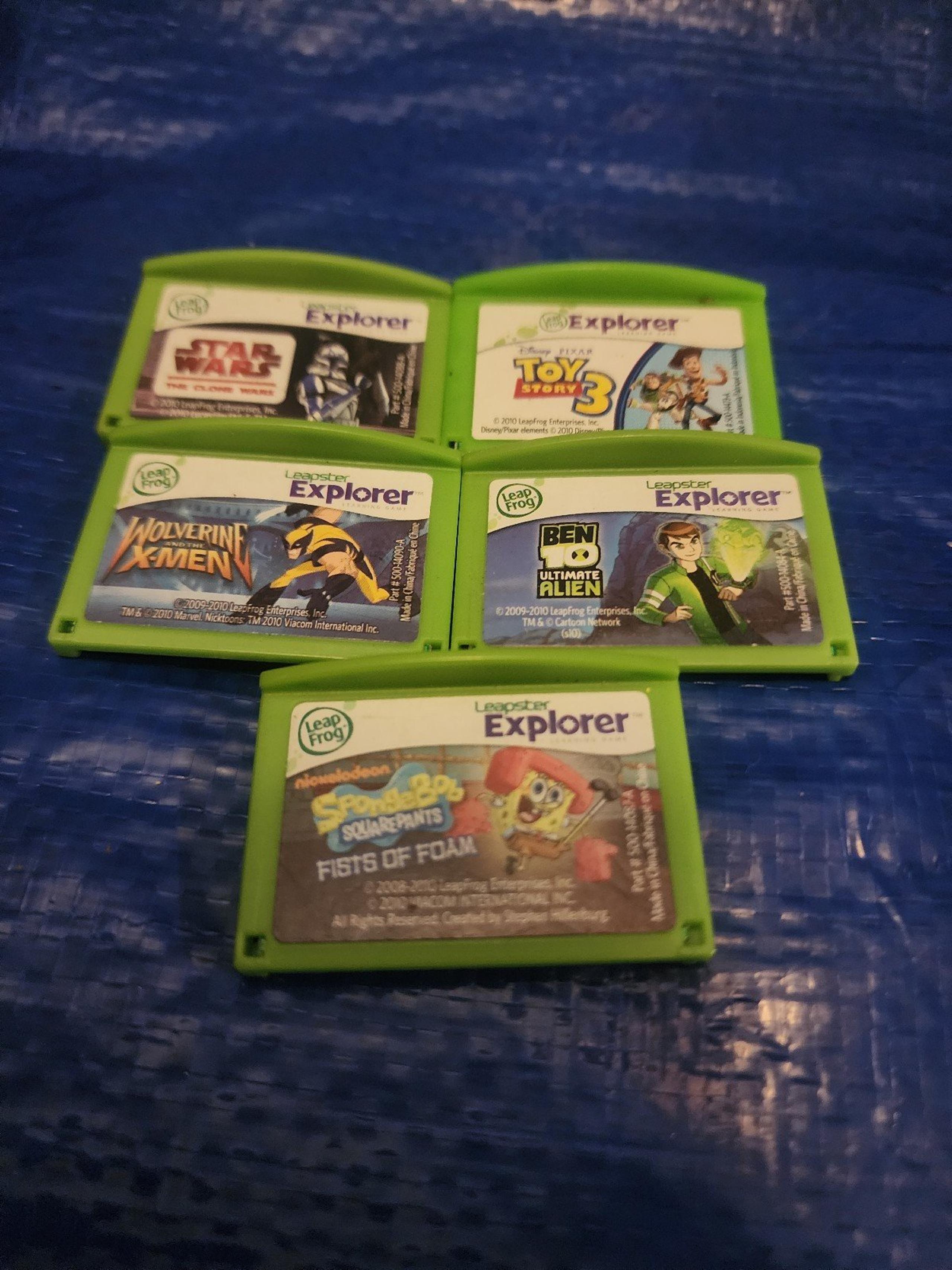 LEAP FROG GAME LOT 5 GREAT GAMES