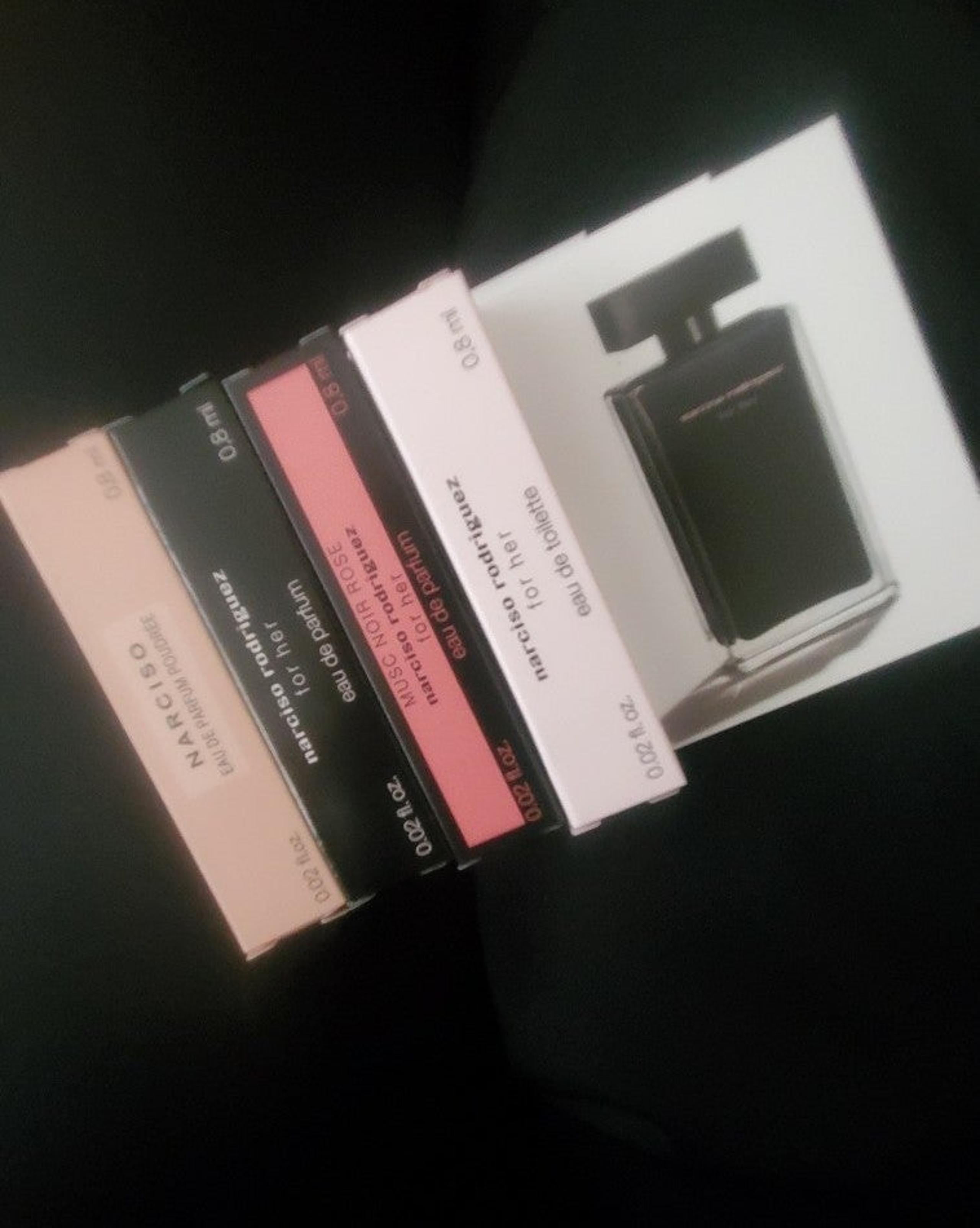 narciso rodriguez womens perfume sample set of 4 NEW!!