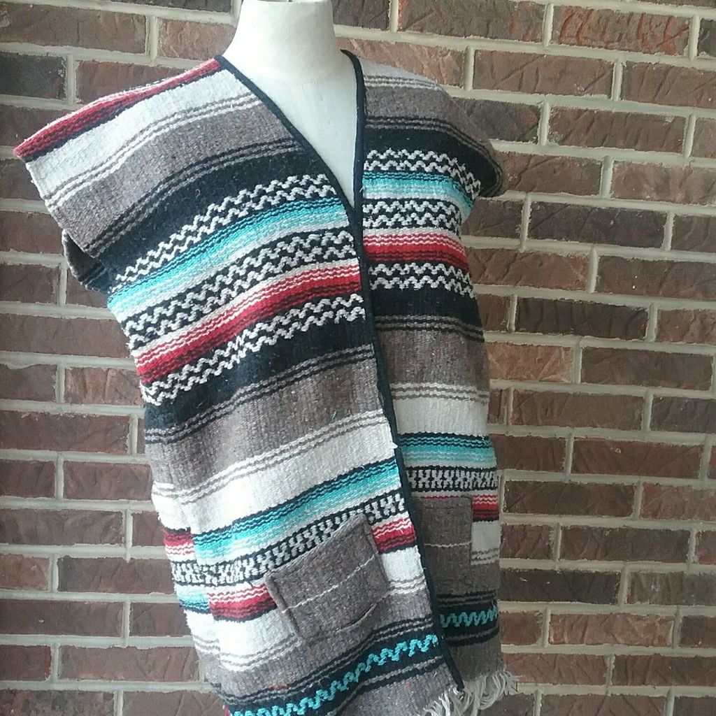Southwestern Boho Mexican Vest