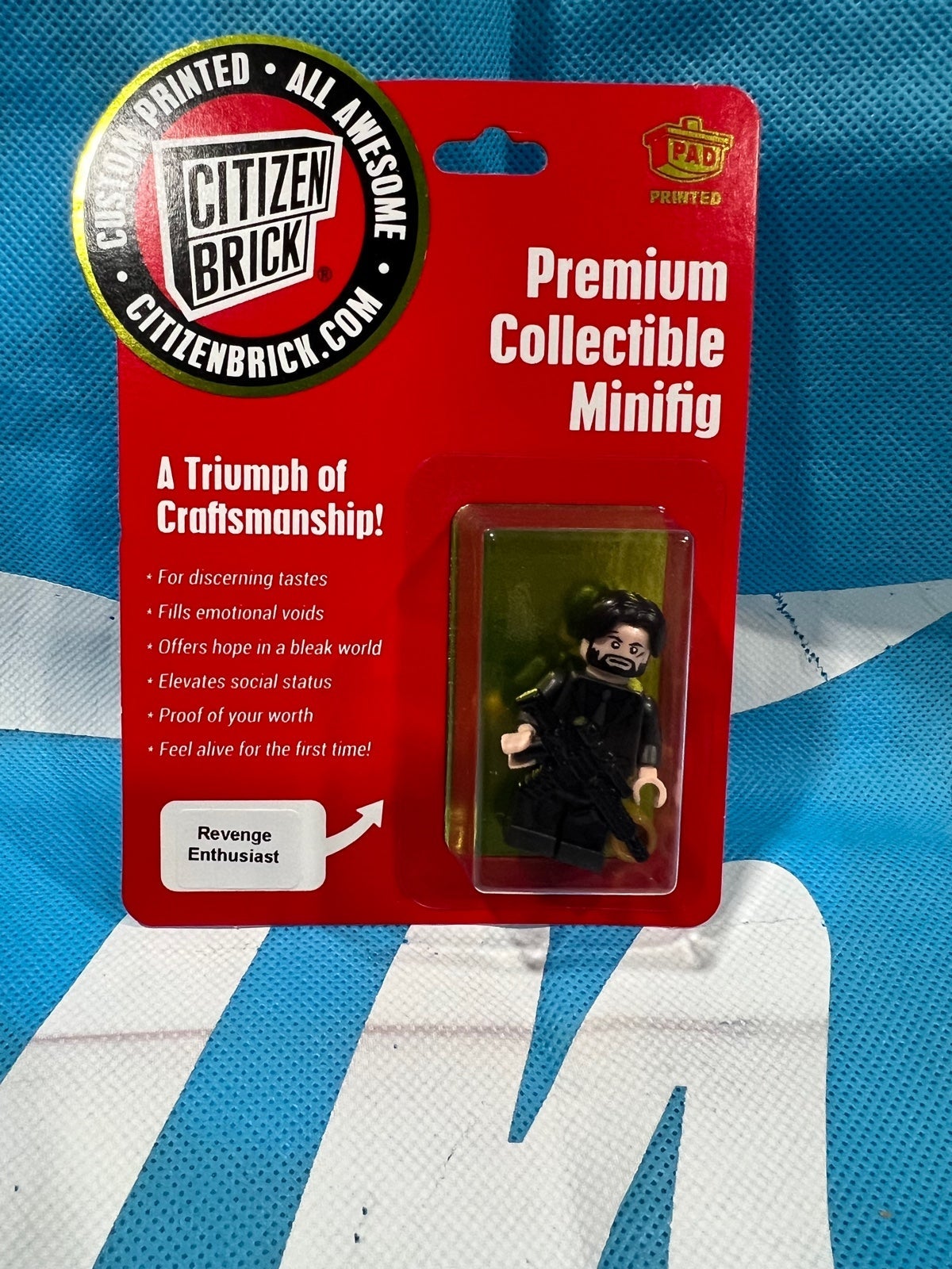 CITIZEN BRICK REVENGE ENTHUSIAST PREMIUM COLLECTIBLE MINI FIG