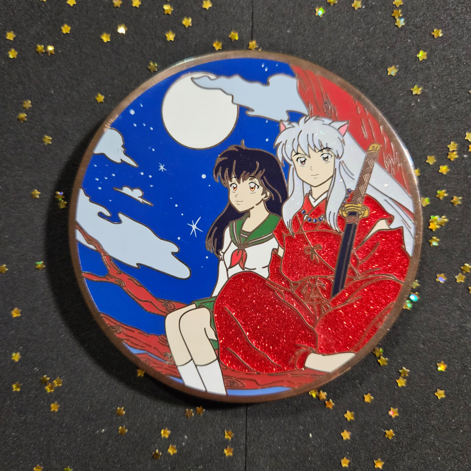 Inuyasha Kagome Couples Anime Enamel Pin