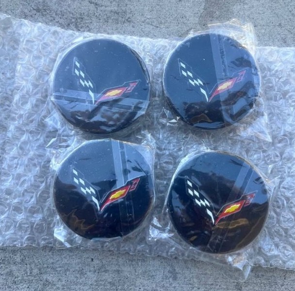 New set of Corvette rim center caps