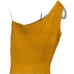 Michael Kors One Shoulder Dress Mustard Yellow Sz. Small fit & flare