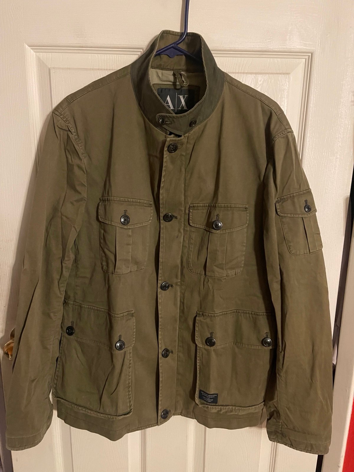 A/X Armani Exchange Military style Field jacket men’s size large