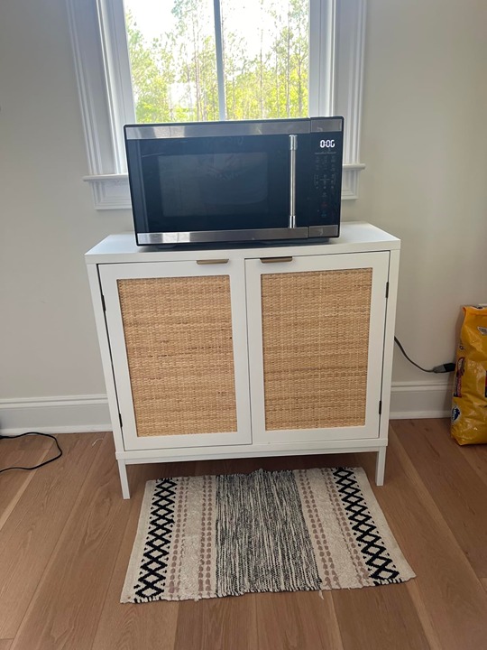 Rattan Cabinet, White