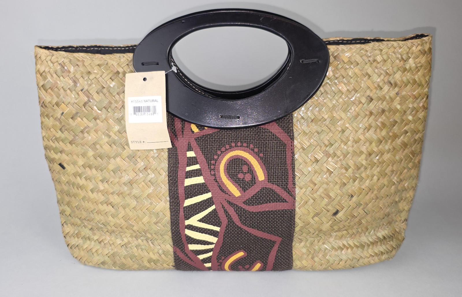 MAGID Natural Woven Straw Handbag – New with Tags