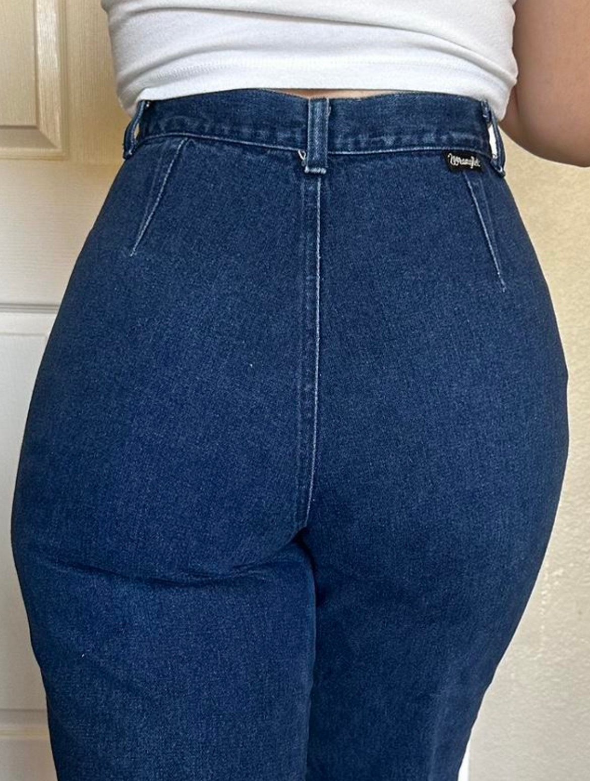 ⁉️Sold‼️wrangler Silver lake 80’s Denim Desiree Country High rise Sz 14