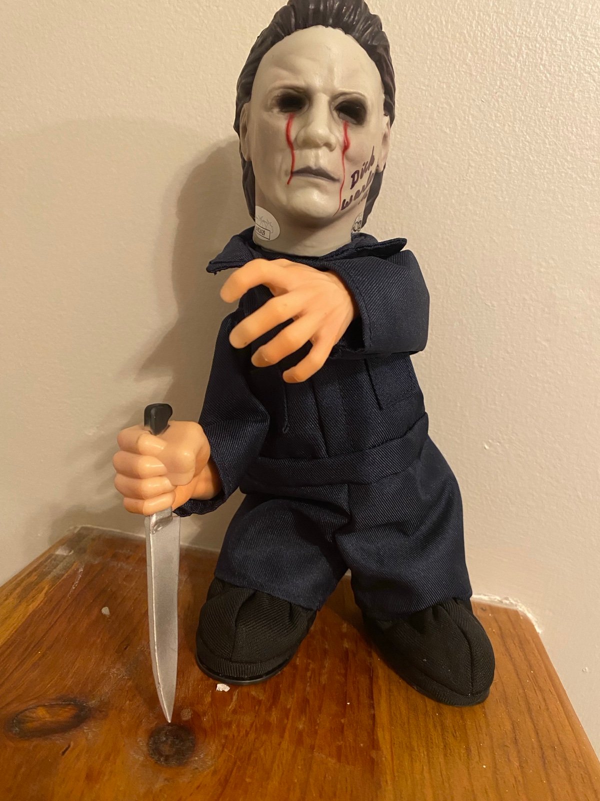 Halloween doll Micheal myers signed jsa authentic signed by dick warlock