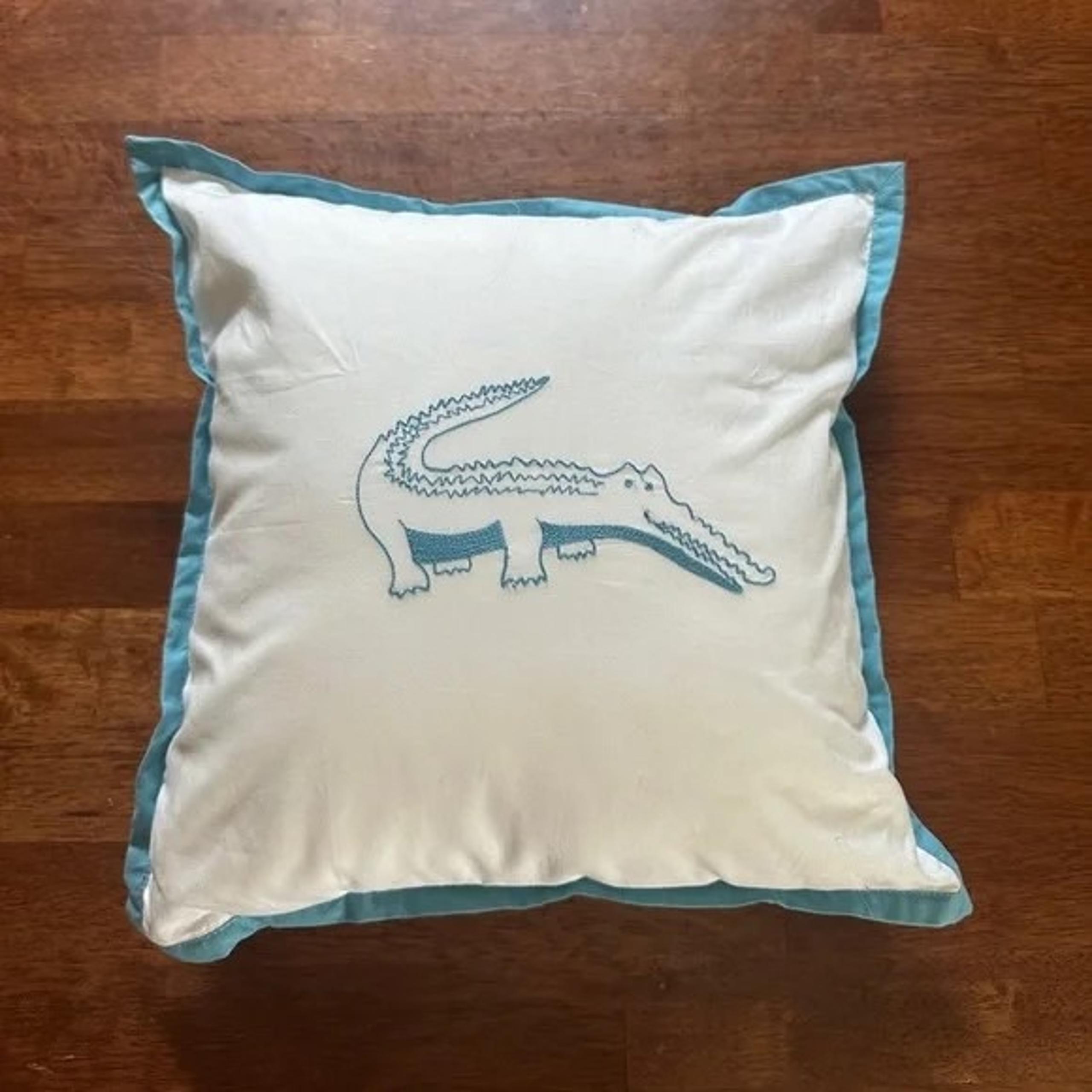 Pottery Barn Alligator Pillow