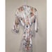 Flora Nikrooz White Floral Satin Robe (New)
