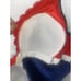 Vintage 1970 DeWeese Design Navy W/ Red Trim One Piece Swimsuit Sz 16 USA Made