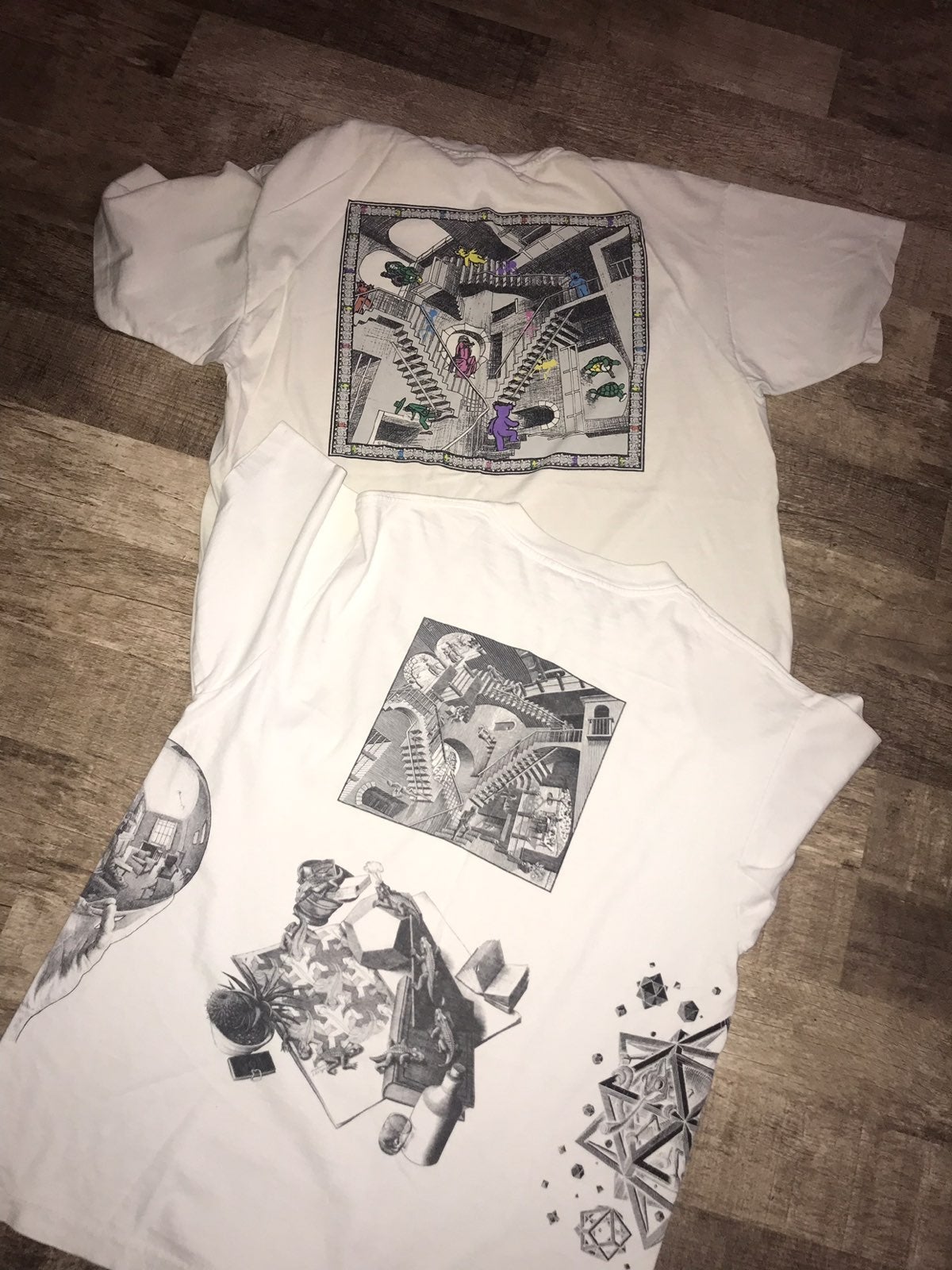 Rare MC Escher x Grateful Dead Art Tees
