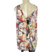 Torrid 4 Green Multi-Color Floral Print Woven Challis V-Neckline Tank Top