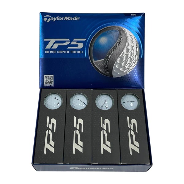 TaylorMade TP5 Most Complete Softest Five Layer Tour Eurthane Golf Balls 12 Pack