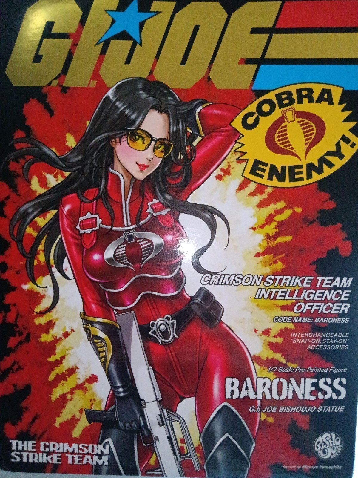ULTIMATE G.I. JOE BARONESS SET WITH NEW BISHOUJO FREE SHIPPING.