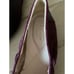 Cole Haan Ballet Flats Purple Color Quilted Suede Leather Gold Bow Size 9.5