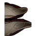 Cole Haan Ballet Flats Purple Color Quilted Suede Leather Gold Bow Size 9.5