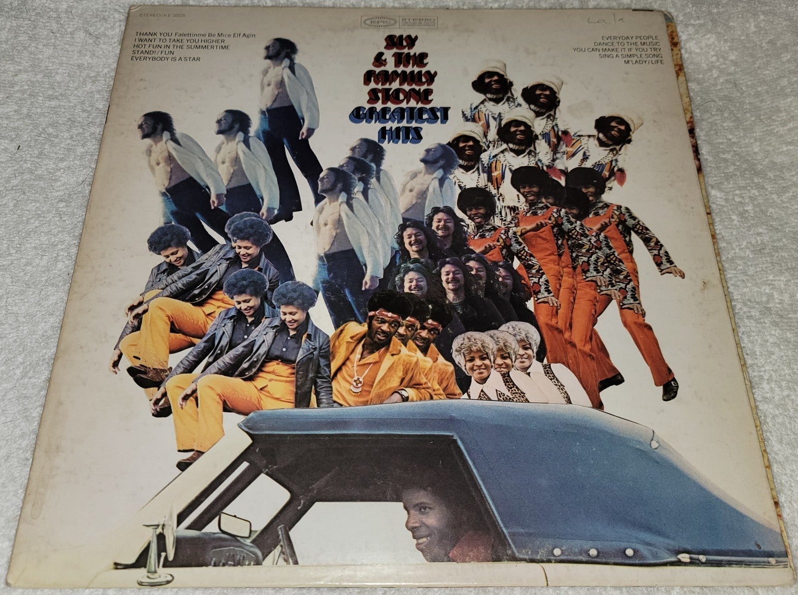 SLY & THE FAMILY STONE GREATEST HITS ~EPIC KE 30325~VINYL LP