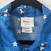 Disney Hawaiian Aloha Men's Short Sleeve Shirt Size Medium Color Blue