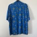 Disney Hawaiian Aloha Men's Short Sleeve Shirt Size Medium Color Blue