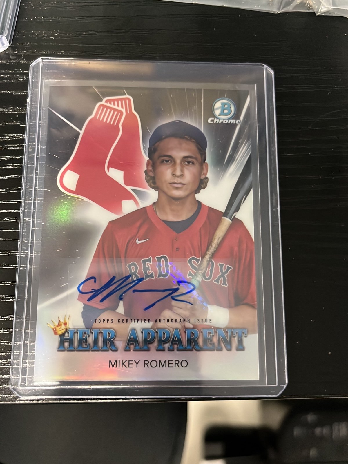 Topps Mikey Romero bowman auto