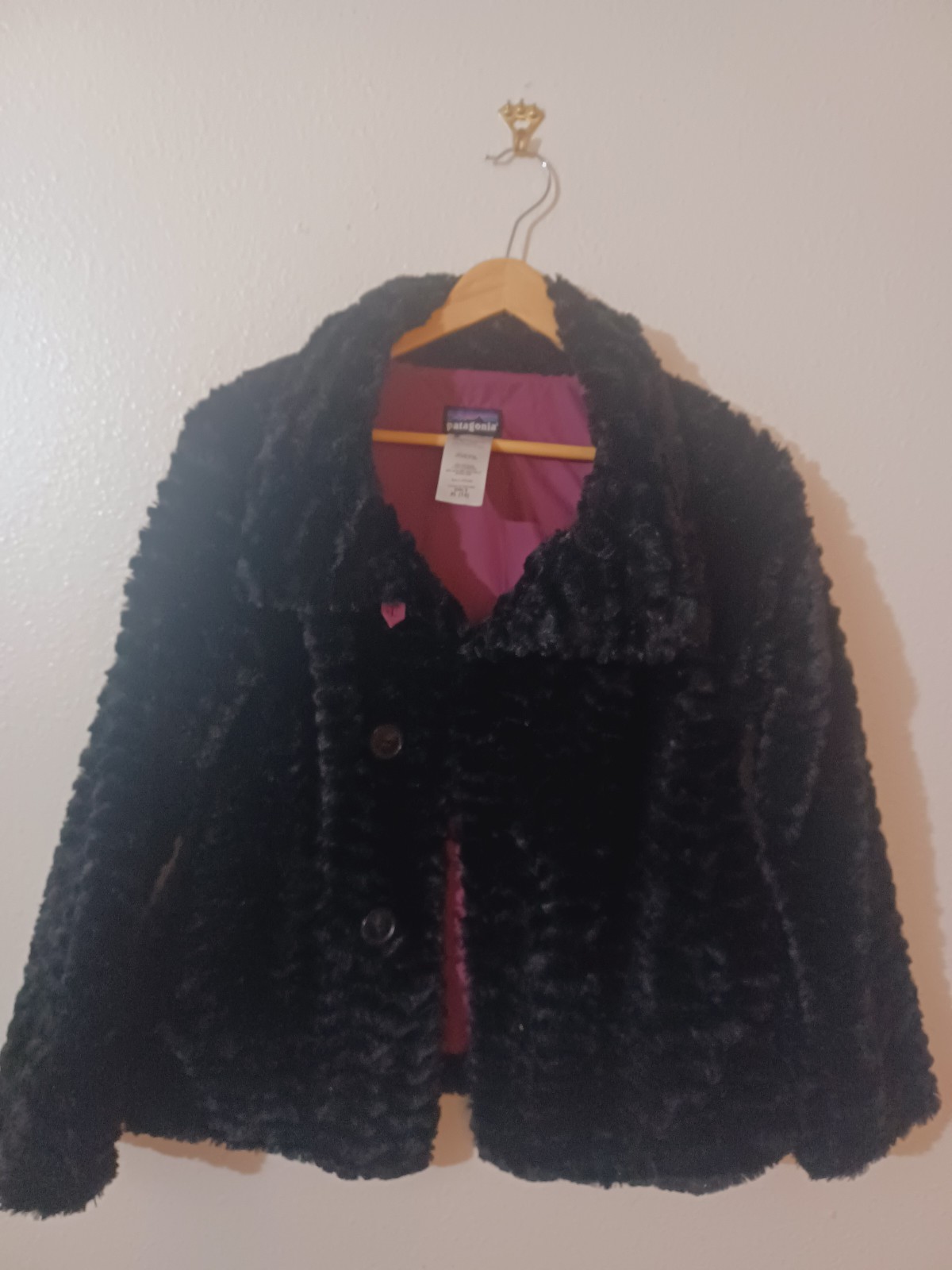 Patagonia Faux Fur Coat