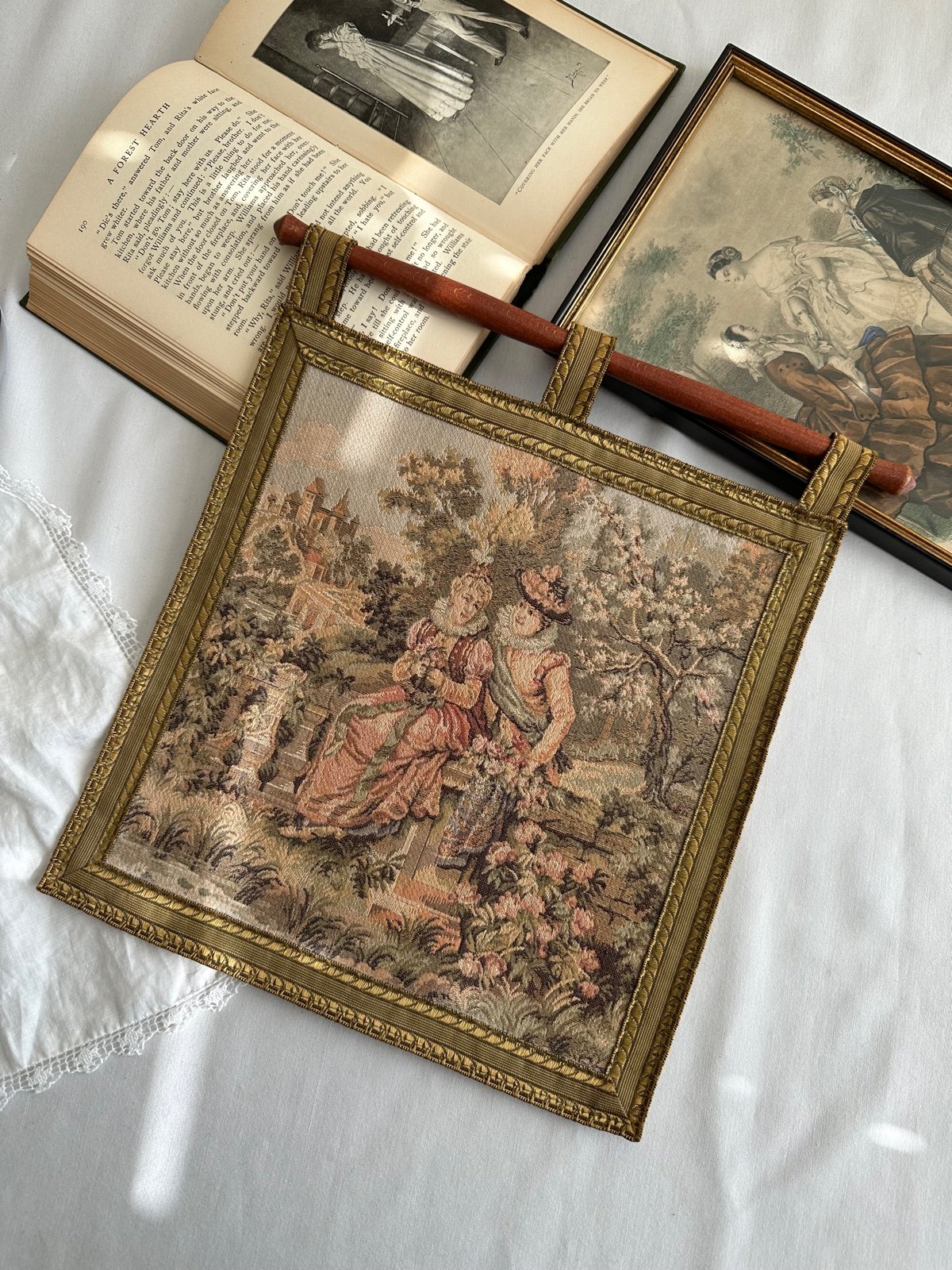 Vintage french tapestry