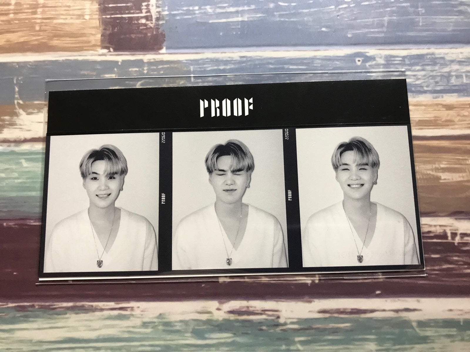 BTS Proof Album SUGA / YOONGI Weverse POB Triptych Film Strip Preorder Benefit
