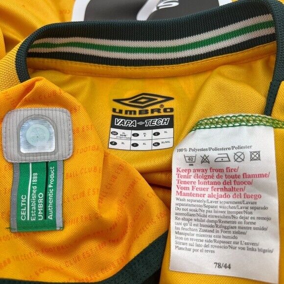 Larsson #7 Celtic 2002/2003 Away ORIGINAL Umbro VTG Rare